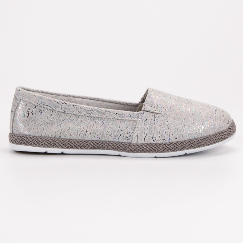 Goodin Slipony de couro cinza