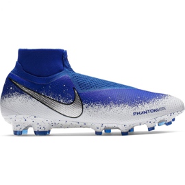 Sapatos de futebol Nike Phantom Elite Vsn Df Fg M AO3262-410 branco, azul azul
