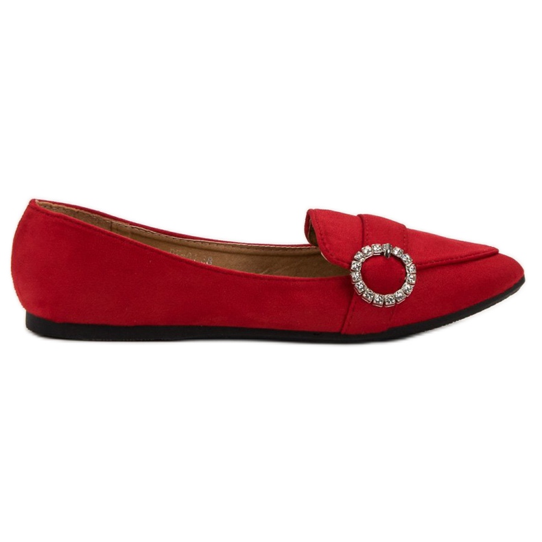 Ch. Creation Mocassins elegantes vermelho