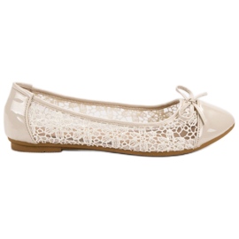 Diamantique Bailarinas elegantes marrom