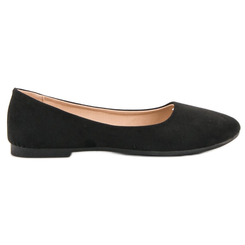 Evento Bailarinas de camurça negra preto