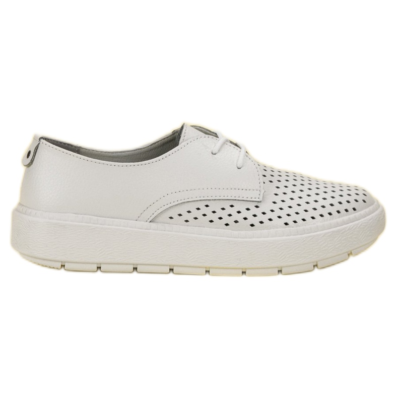 Goodin Sapatos de couro leves branco