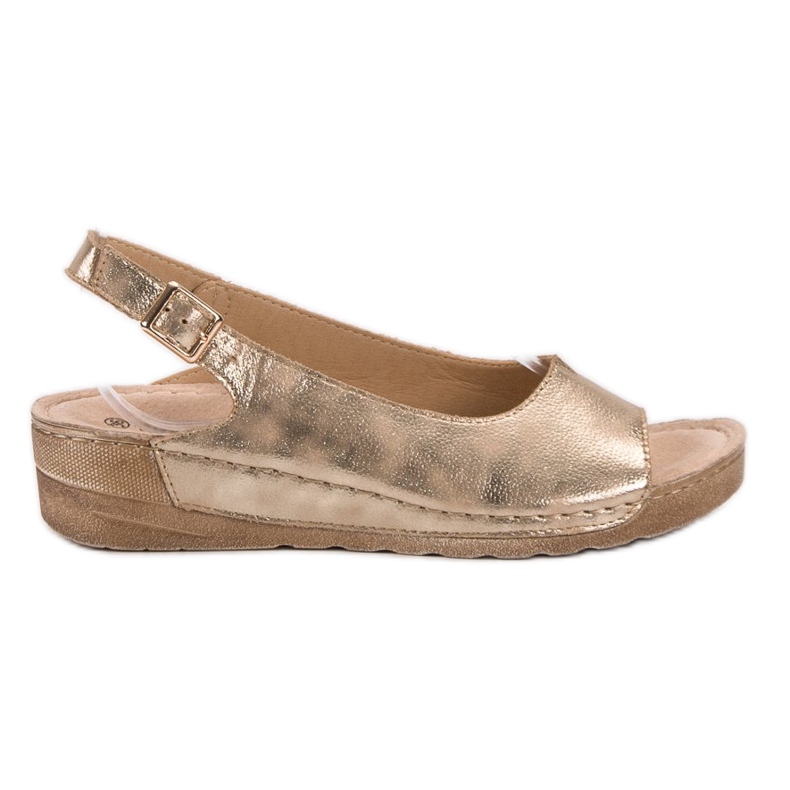 Goodin Sandálias Com Brilho amarelo