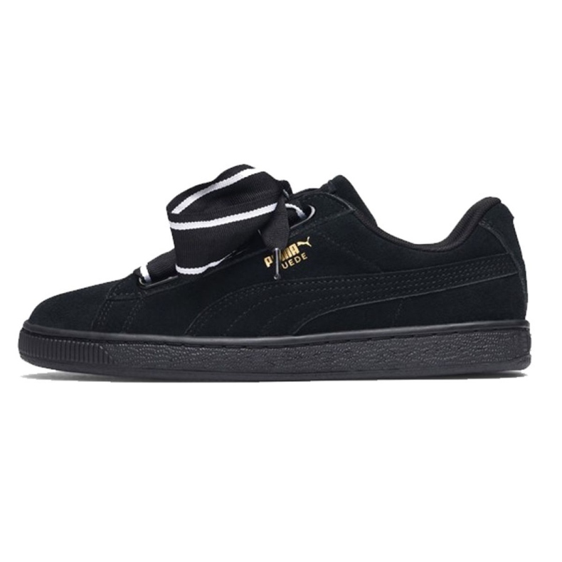 Puma Camurça Coração Cetim Ii W 364084 01 preto Puma Camurça Coração Cetim Ii W 364084 01 preto