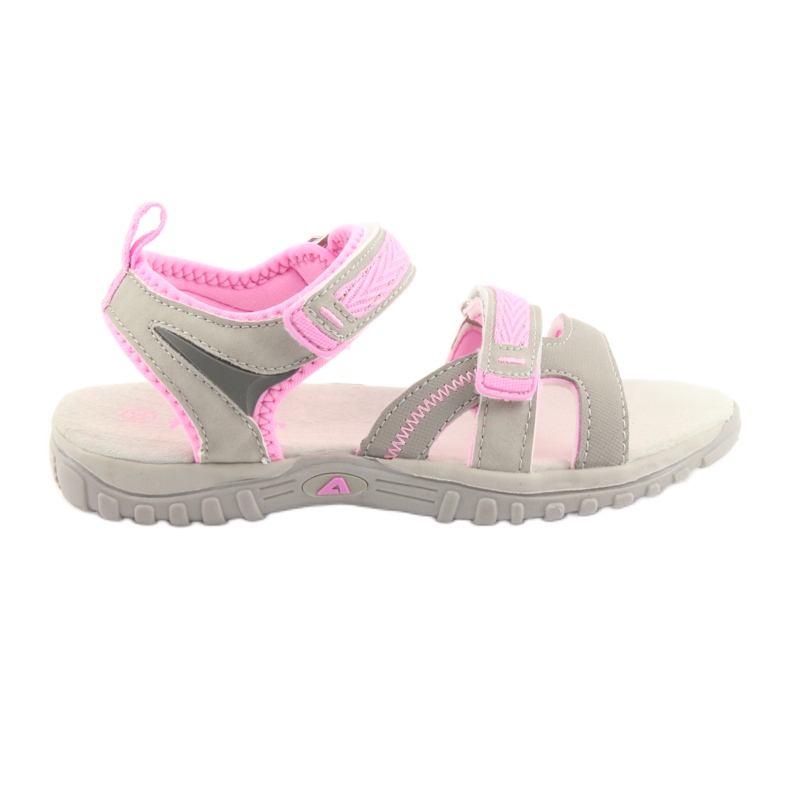 American Club American Sandals Sports Sports HL14 cinza/rosa