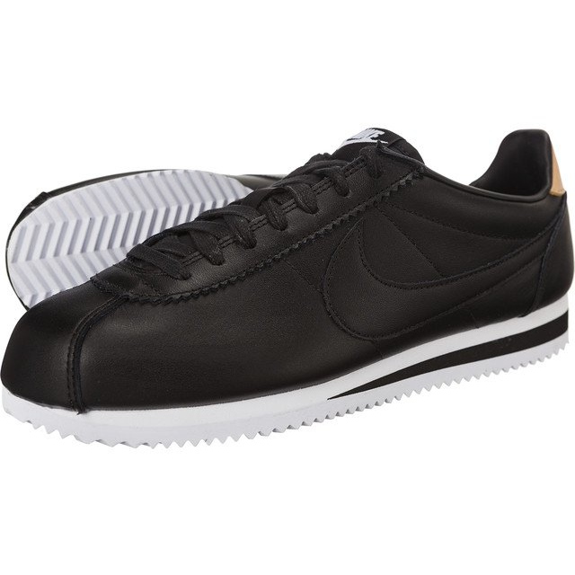 Nike Couro Cortez Clássico Se 004 preto