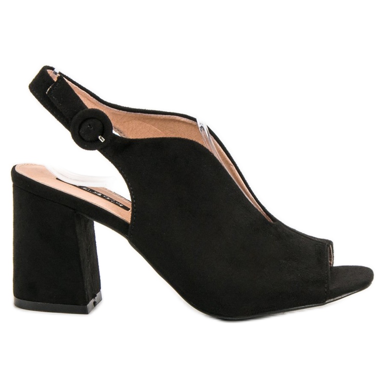 Milaya Sandálias Construídas preto