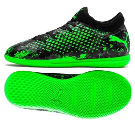 Sapatos de interior Puma Future 19.4 It Jr 105559 03 preto, verde verde