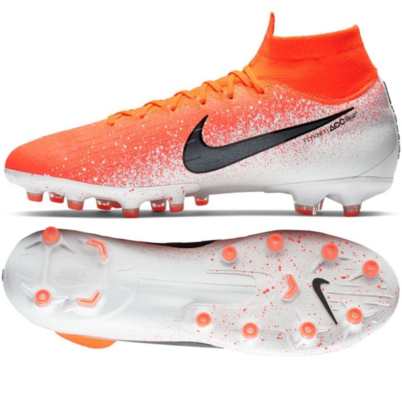 Chuteiras Nike Mercurial Superfly 6 Elite Ag Pro M AH7377-801 multicolorido vermelho Chuteiras Nike Mercurial Superfly 6 Elite Ag Pro M AH7377-801 multicolorido vermelho