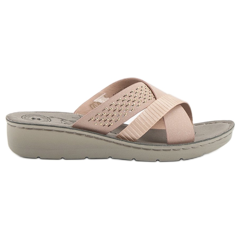 Evento Chinelos de pó confortáveis rosa