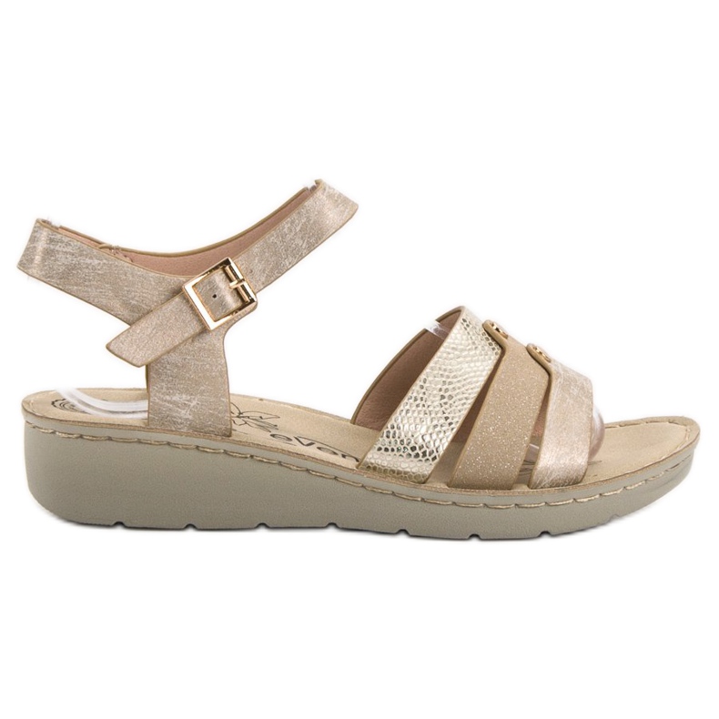 Evento Sandálias douradas dourado