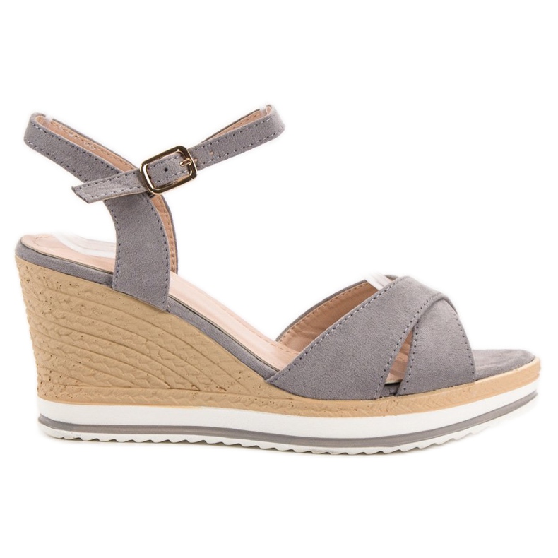Anesia Paris Sandálias cinza elegantes