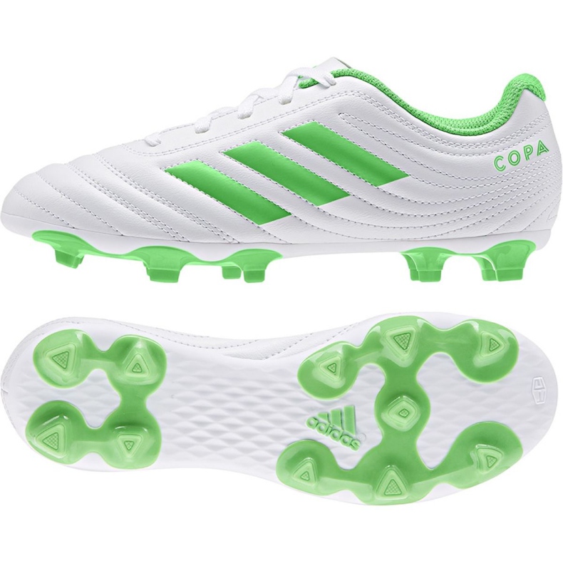 Chuteiras Adidas Copa 19.4 Fg Jr D98089 multicolorido branco
