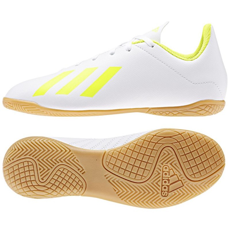 Sapatos de interior adidas X 18.4 In Jr BB9411 multicolorido branco