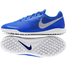 Sapatos de futebol Nike Phantom Vsn Academia Tf M AO3223-410 azul multicolorido