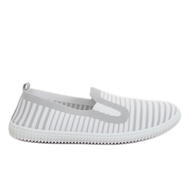 Tênis cinza slipon cinza XJ-2909 branco