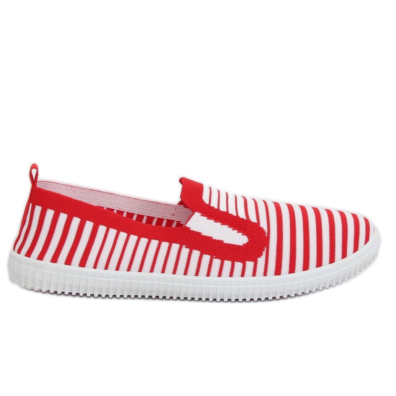 Tênis slipon vermelho XJ-2909 Vermelho branco