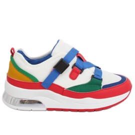 Calçado desportivo colorido 8801 azul branco multicolorido