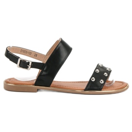 Cm Paris Sandálias com strass preto