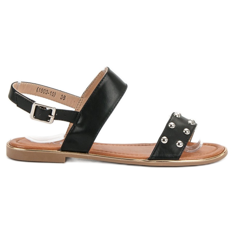 Cm Paris Sandálias com strass preto