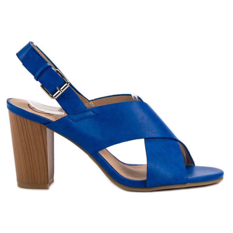 Kylie Sandálias de salto alto centáurea azul