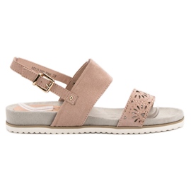 Evento Sandálias Openwork Pó rosa