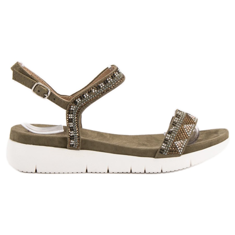 Kylie Sandálias Khaki Wedge verde