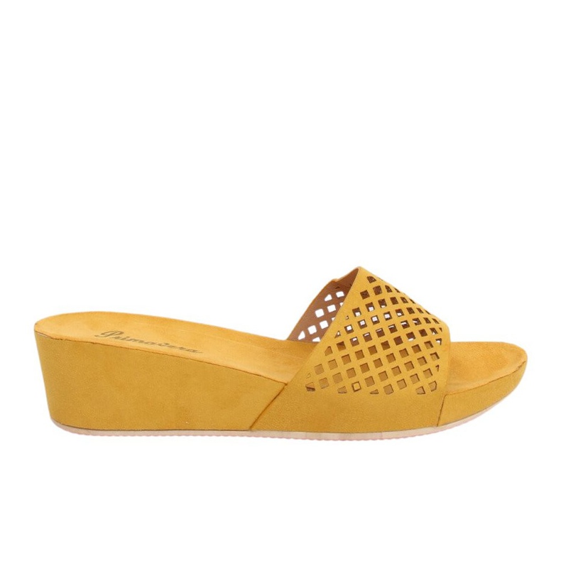 Chinelos com orifícios amarelos JS-03 Amarelo