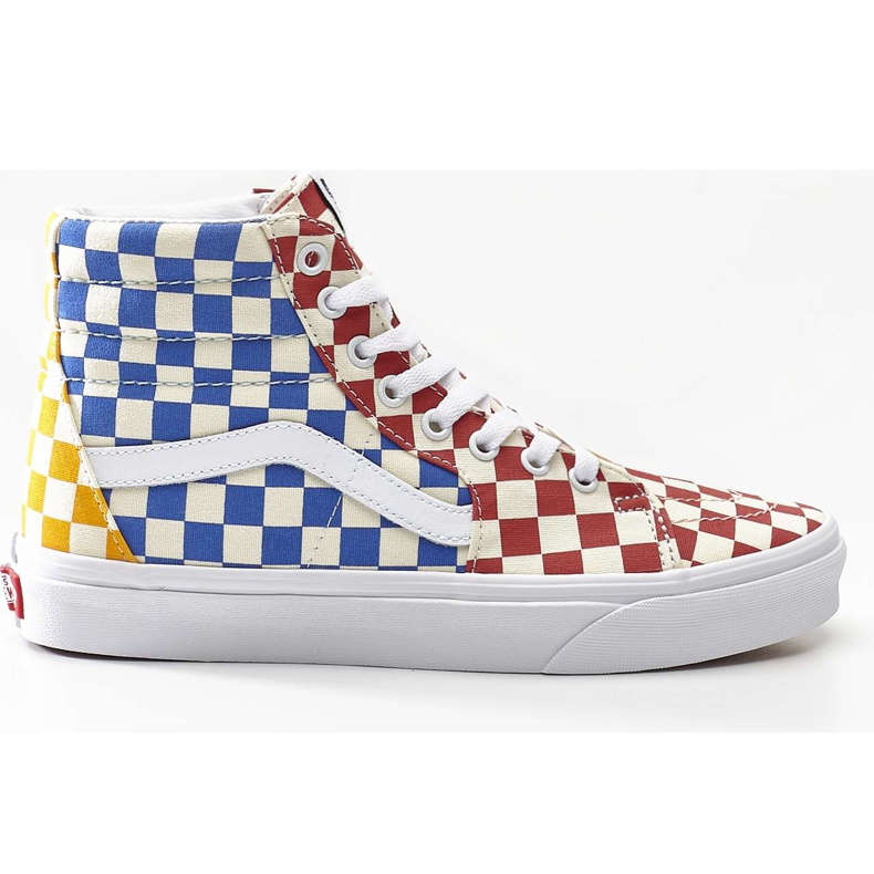 Vans Tabuleiro de damas Sk8 Hi Vlv Multi True White branco azul multicolorido