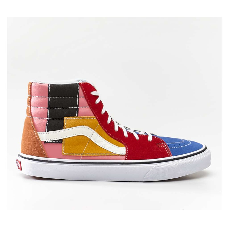 Vans Sk8 Oi Vmf Patchwork Multi Verdadeiro Branco multicolorido Vans Sk8 Oi Vmf Patchwork Multi Verdadeiro Branco multicolorido