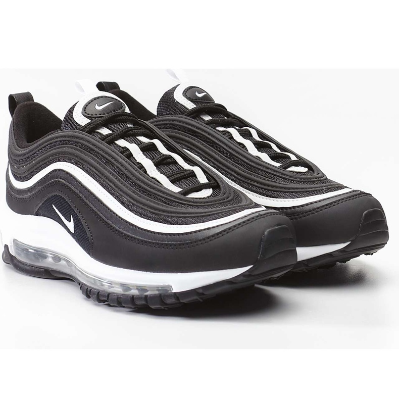 Nike Air Max 97 Gs 009 Preto Branco Metalizado Prateado cinza multicolorido