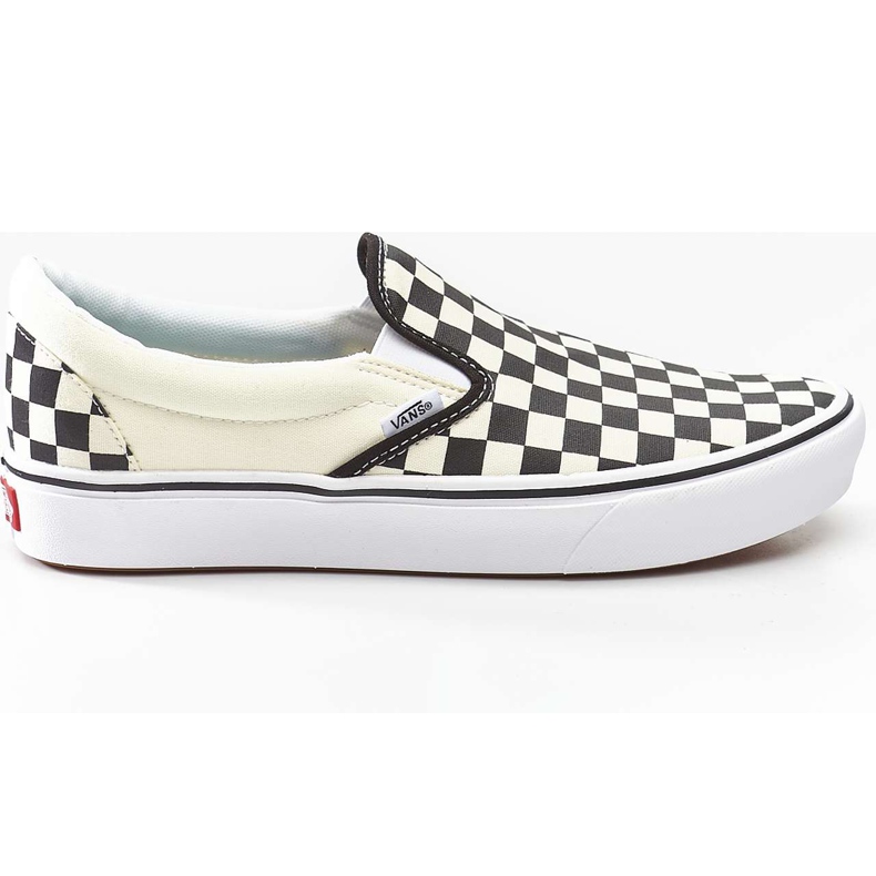 Vans Comfycush Slip On Tabuleiro de damas VO4 True White branco cinza