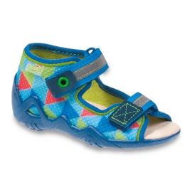 Calçado infantil amarelo Befado 250P059 azul multicolorido