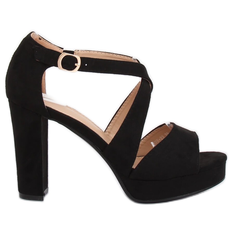 Sandálias plataforma pretas VV-23 pretas preto