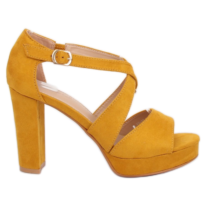 Sandálias plataforma amarelas VV-23 amarelas amarelo