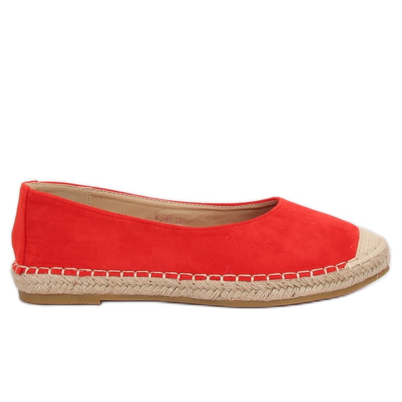Bailarina vermelha espadrilles N-2980 Red vermelho