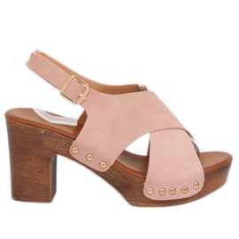 Sandálias ala rosa tamancos D-131 rosa Sandálias ala rosa tamancos D-131 rosa