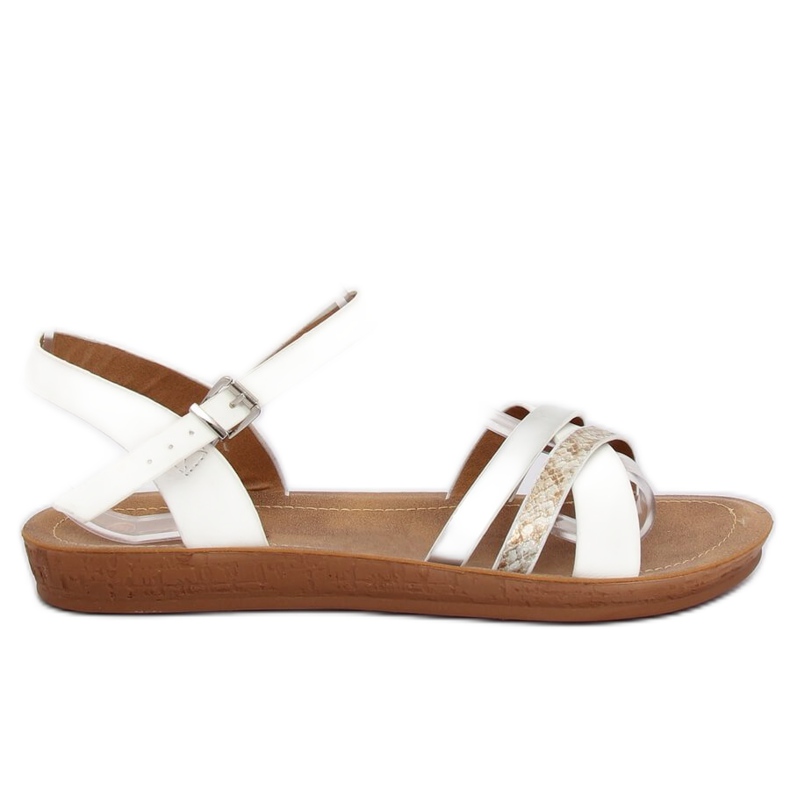 Sandálias brancas para mulheres TS-9 White branco