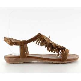 Sandálias em estilo indiano k1626301 Camel II-GAT marrom