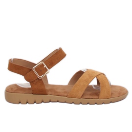 Camel 999 Camel sandálias para mulheres marrom