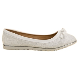 SHELOVET Bailarina com renda branco