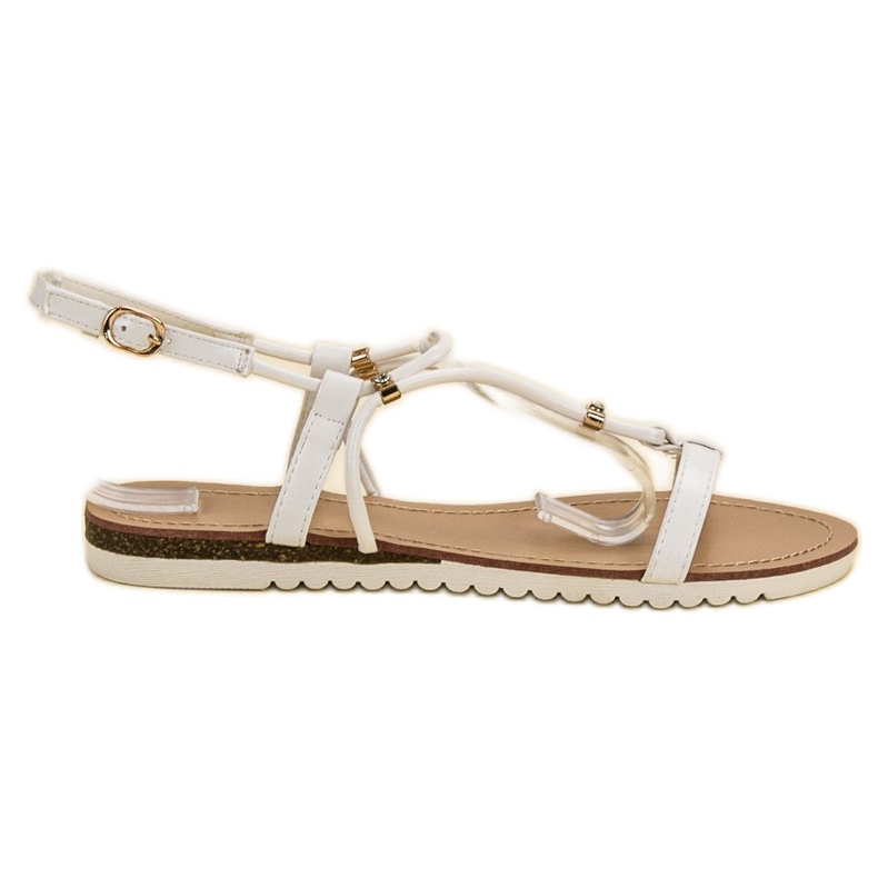 SHELOVET Sandálias brancas branco