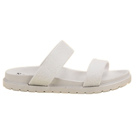 Seastar branco Chinelos Brilhantes