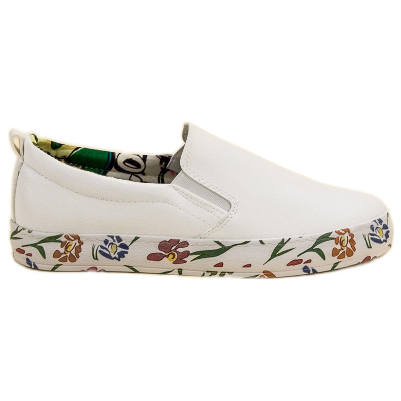 Groto Gogo Slipons elegantes branco