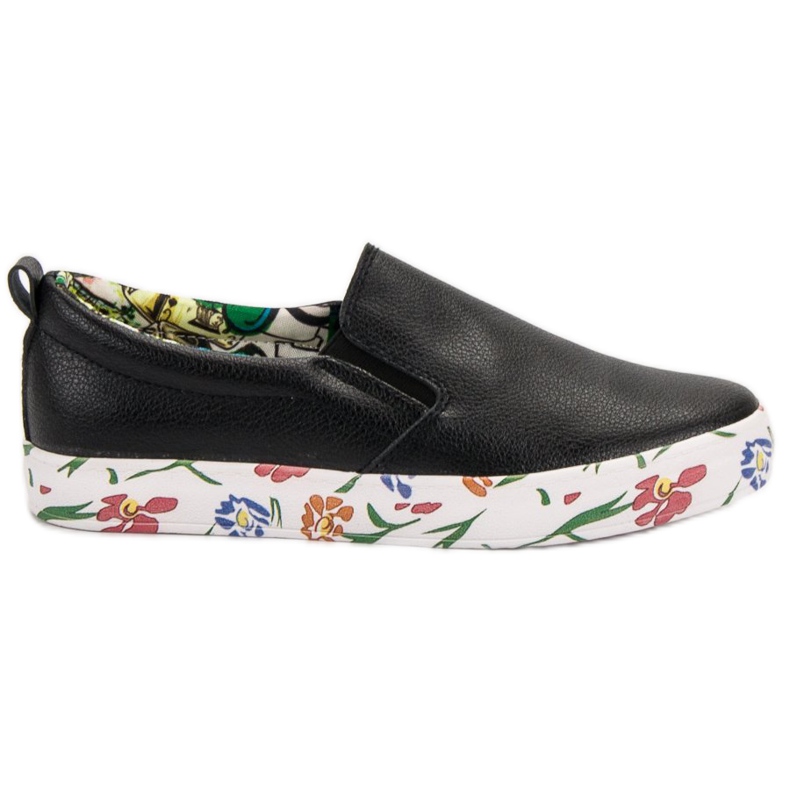 Groto Gogo Slipons elegantes preto