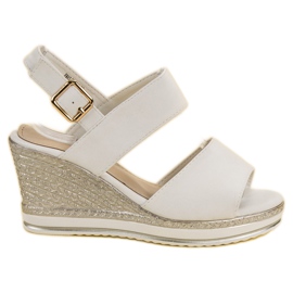 SHELOVET Sandálias brancas claras branco