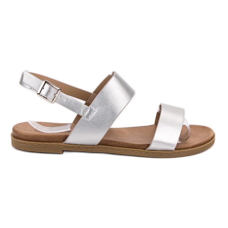 Primavera Sandálias casuais cinza