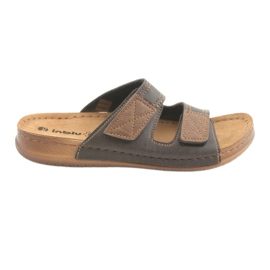 Chinelos masculinos Inblu TH015 marrons castanho Chinelos masculinos Inblu TH015 marrons castanho