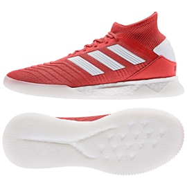 Chuteiras Adidas Predator 19.1 Tr M F35623 vermelho vermelho