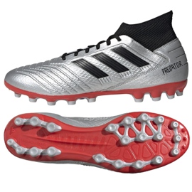 Chuteiras Adidas Predator 19.3 Ag M F99989 multicolorido prata